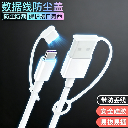 USB公头盖子TYPE-C防尘帽数据线保护盖子充电线接口U盘插头保护套