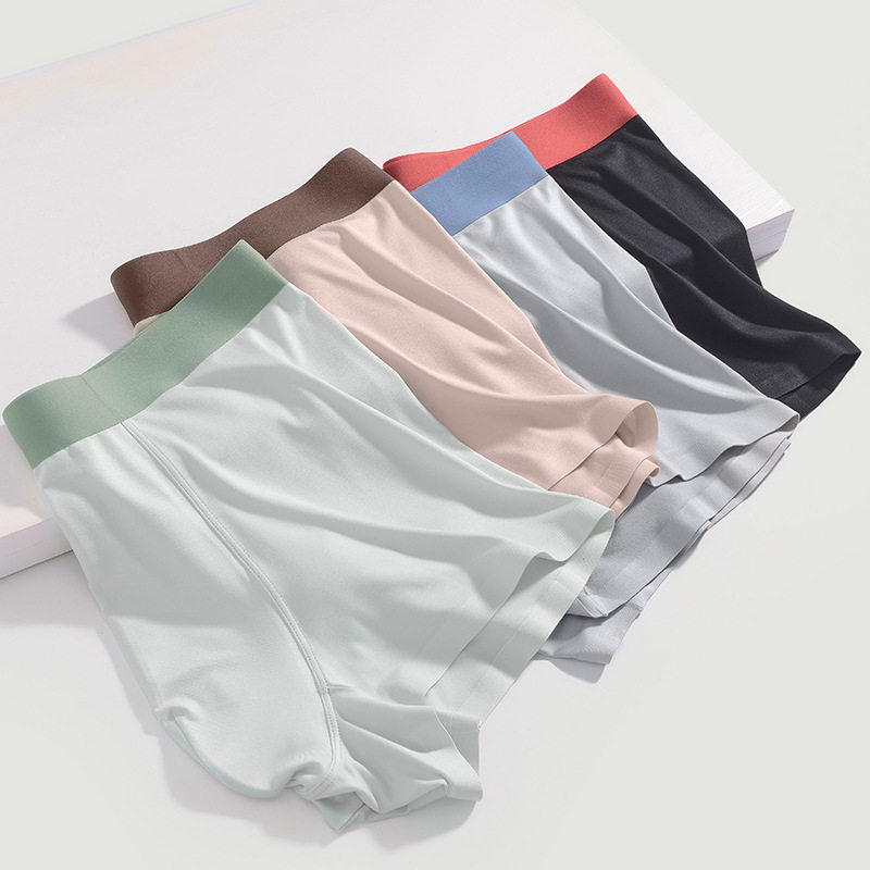 米兰新款莫代尔纯色无痕男士内裤中腰透气平角短裤头男生内裤批发,女士内衣/男士内衣/家居服,男平角内裤,淘宝优惠券,粉丝福利购,淘宝优惠卷