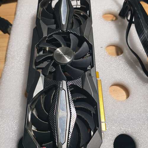 可维修-索泰GTX1070Ti-8GD5至尊Plus显卡，烤机10分议价