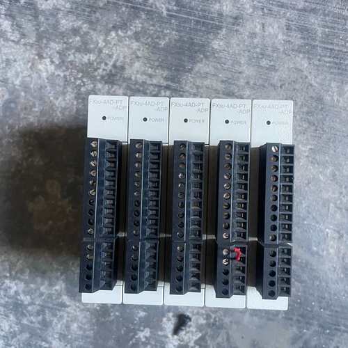 可维修-三菱PLC FX3U-4AD-PT-ADP，成色漂亮，功能议价