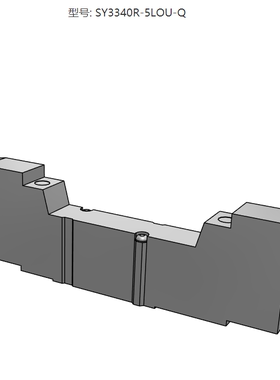 SMC 原装正品SY3340R-5LOU-Q 系列 5通电磁阀 底板配管型