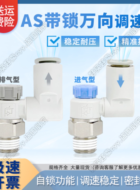AS万向速度控制阀 AS1301F/AS2301F/AS1311F-M5/01/02-04/06/08SA