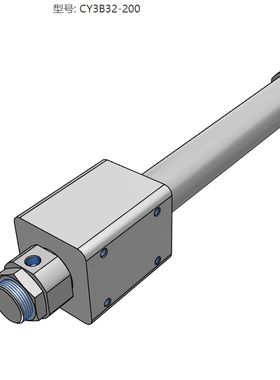 SMC 原装正品CY1B32H-650系列 磁偶式无杆气缸 基本形