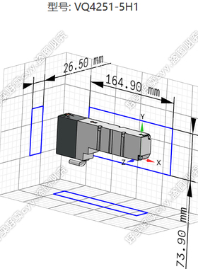 VQ4000系列 底板配管型 插入式/插头引线式:单体单元 VQ4251-5H1