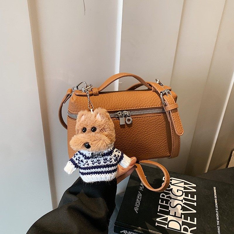 春季时尚手提包小拎包女2026新款纯色简约小方包荔枝纹单肩斜挎包,箱包皮具/热销女包/男包,胸包,淘宝优惠券,粉丝福利购,淘宝优惠卷