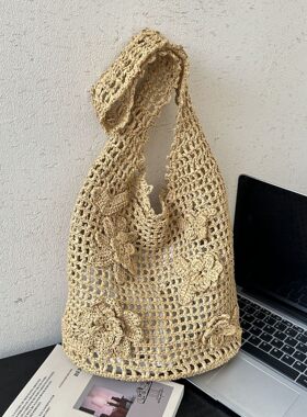 韩风ins森系度假镂空花朵