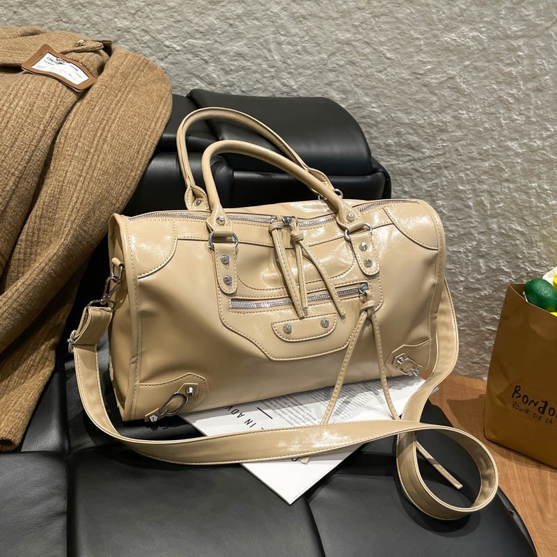 跨境机车风手提包女士2025