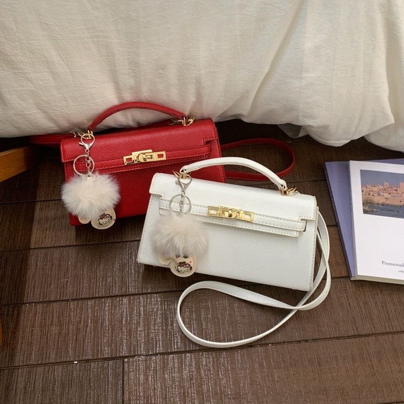 质感锁扣手提凯莉包包女2026新款洋气单肩斜挎包潮时尚小方包,箱包皮具/热销女包/男包,胸包,淘宝优惠券,粉丝福利购,淘宝优惠卷