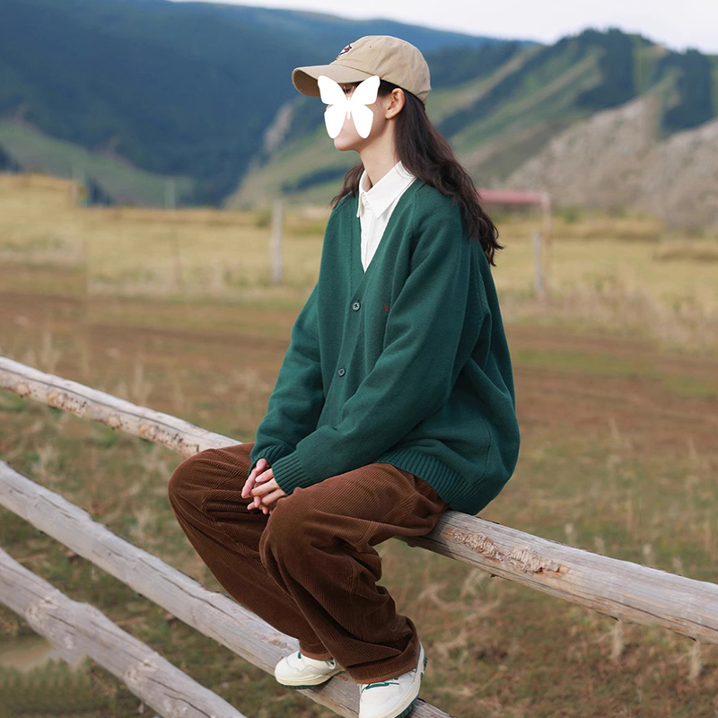 毛衫插肩针织外套上衣