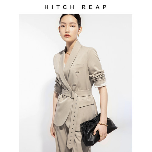 希区瑞普高端气质极简西装女套装