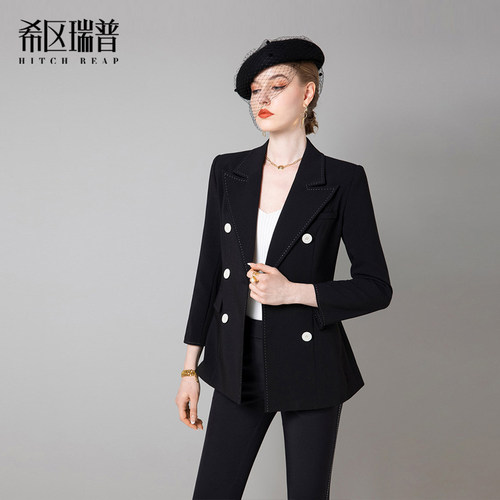 希区高端西装职业大牌女总裁长裤