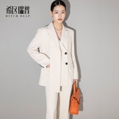 女年春夏新款 套装 时尚 经理气质商务极简西装 正装 希区高端职业套装