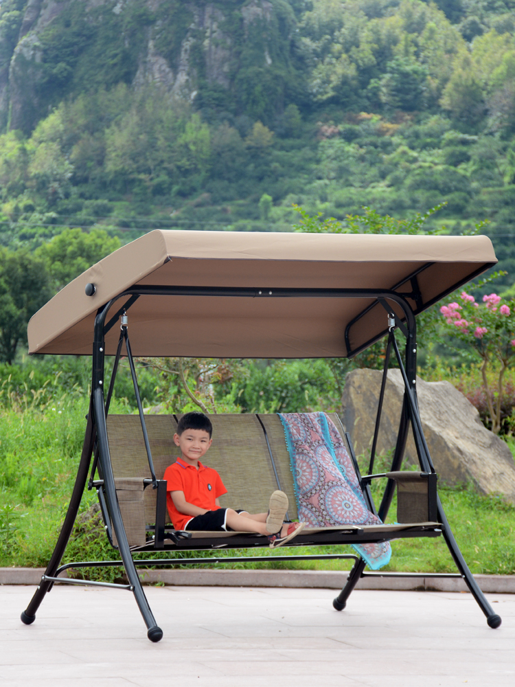 Adult home outdoor swing chair Garden Garden swing chair Indoor and outdoor hanging basket Rattan swing chair Wrought iron swing chair