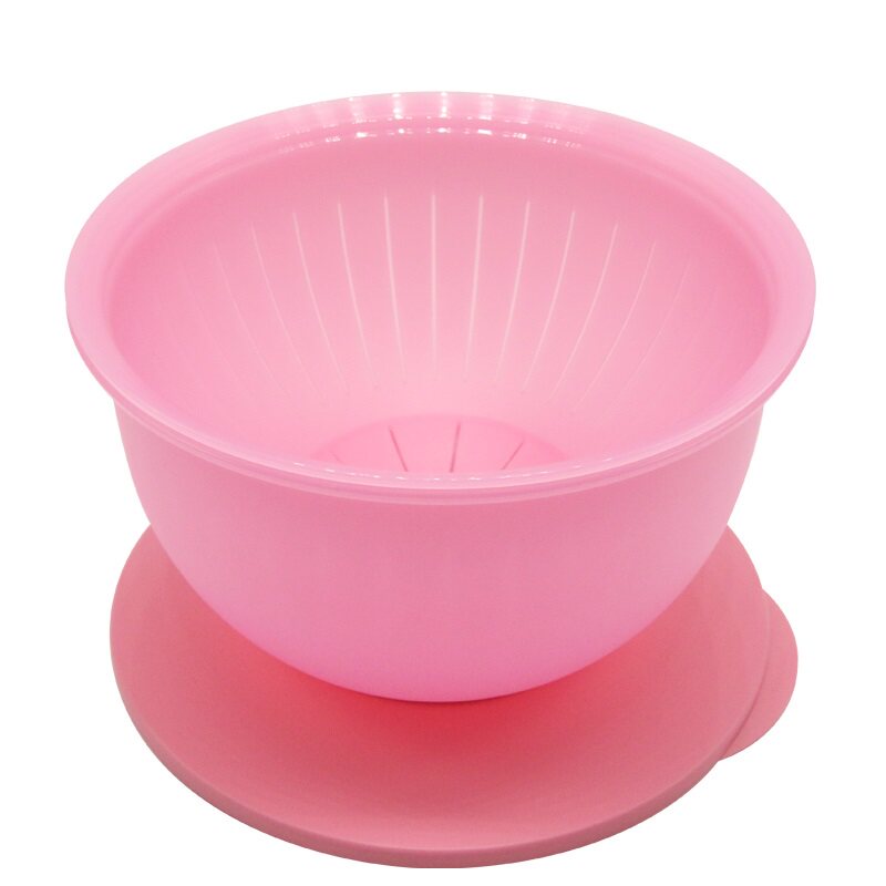 特百惠奇妙果菜篮带滤筛4.3L洗菜蓝沥水发豆芽神器和面盆正品特价