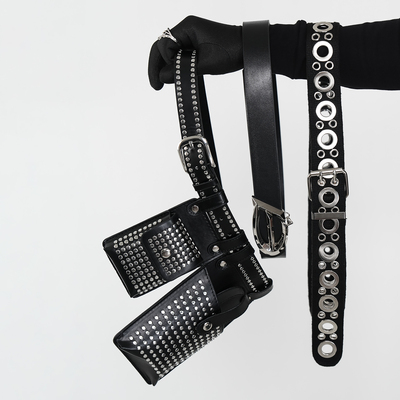 VE2哥特朋克腰包腰带PU皮带