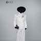 VE2 外套 西装 轻奢垫肩西服满天星艺演白色中式 礼服男团队立领短款