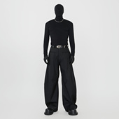 VE2 男cleanfit紧身打底T恤圆领可选 打底衫 纯棉弹力修身 立领长袖