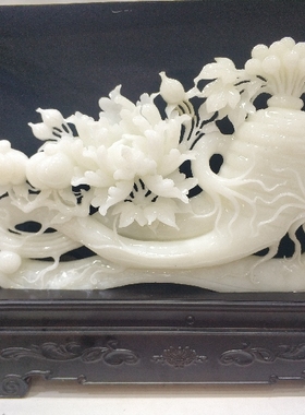 阿富汗家居客厅牡丹开业送礼摆件