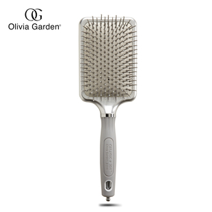 美国Olivia Garden 奥丽维亚珍珠银热能陶瓷离子大板梳