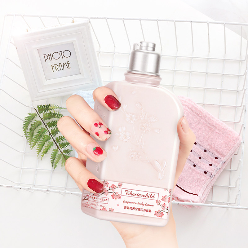 樱花身体乳保湿滋润女士香体补水秋冬润肤露男持久留香清爽不油腻