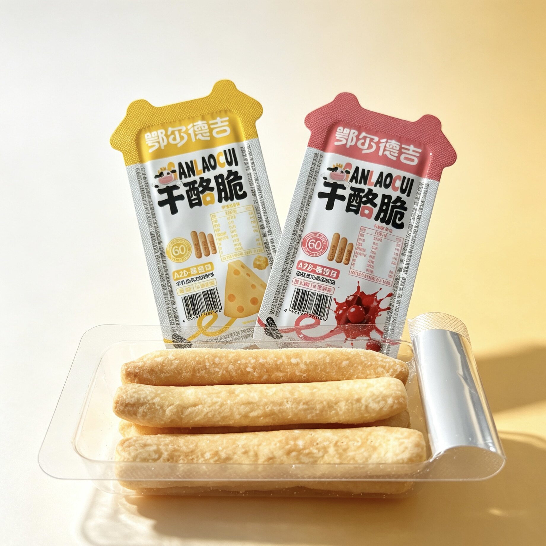 内蒙古特产散称鄂尔德吉干酪脆原味蔓越莓味奶香酥脆奶脆盒装