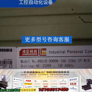 凌臣RK610 256G 16G 议价 9900K工控主机