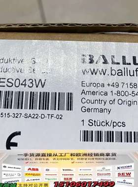 德国巴鲁夫耐高温传感器，型号BES043W，BES 515-议价