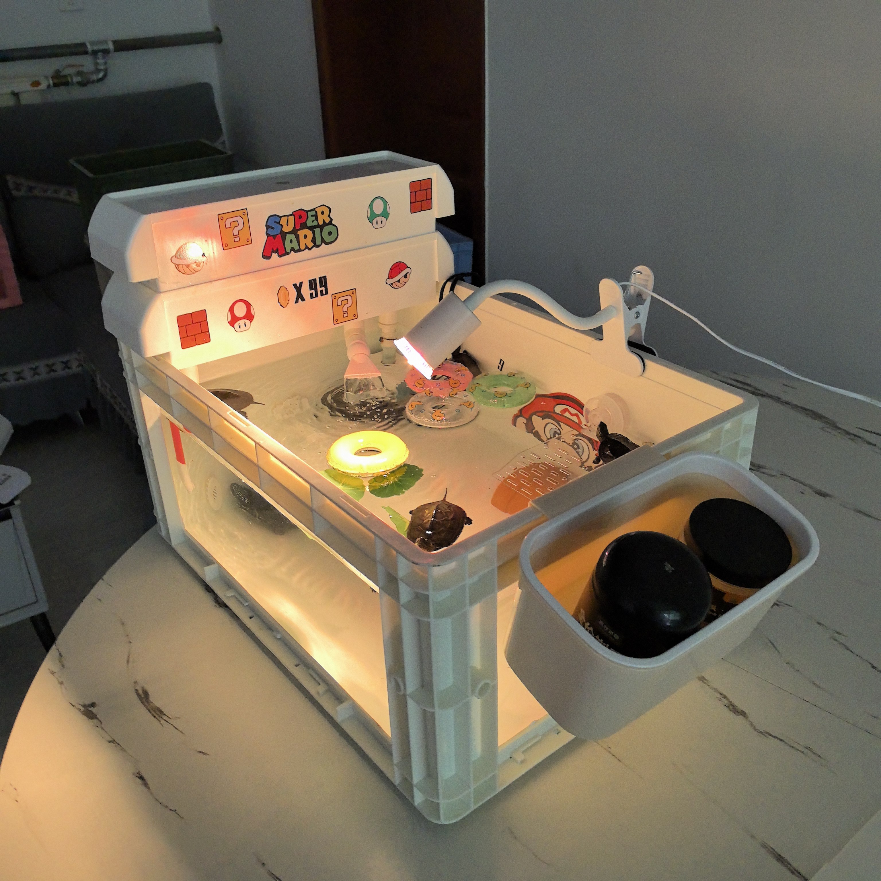 新款升级可视周透明转箱龟缸家用客厅阳台养乌龟的容器,宠物/宠物食品及用品,龟缸,淘宝优惠券,粉丝福利购,淘宝优惠卷