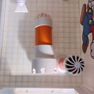 虹吸管龟缸收集粪便沼泽过滤器周转箱龟缸鱼缸多层龟缸虹吸排水