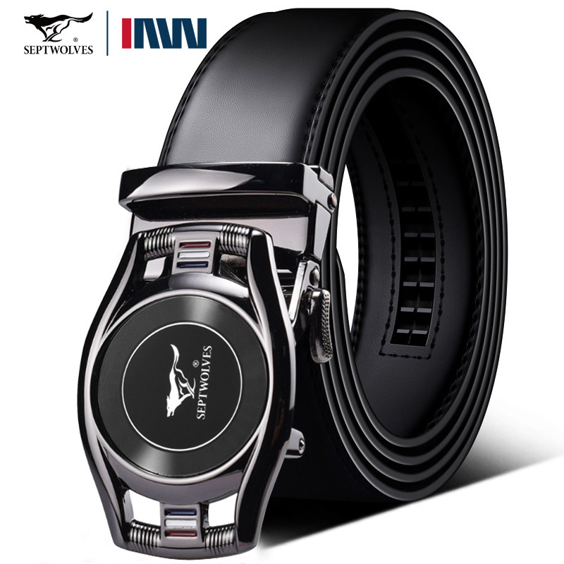 七匹狼男士皮带正品潮款滑道