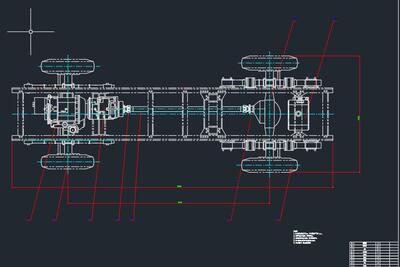 SC7130纯电动汽车参数匹配设计2D图机械CAD+说明素材