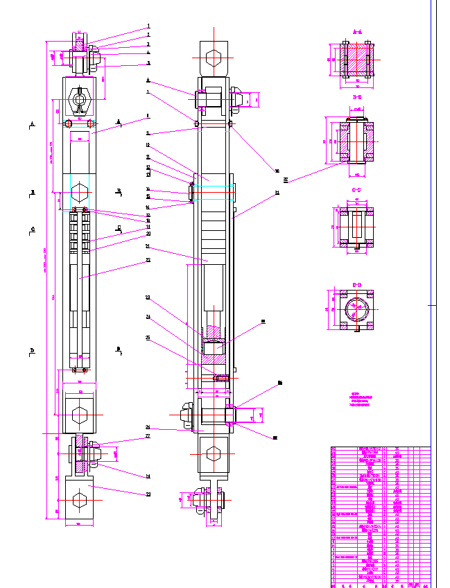 140吨悬挂悬挂提升机及传感器设计2d图机械cad素材