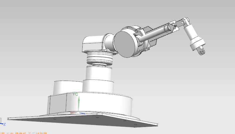 采摘机器人机器手臂设计2d图机械cad 说明素材