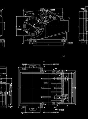 BW150注桨泵曲轴箱体夹具设计2D图机械CAD+说明图纸