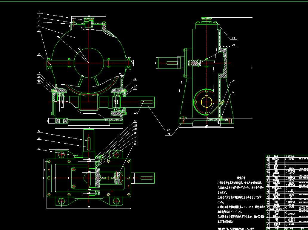 载货电梯结构设计2d图机械cad 说明素材