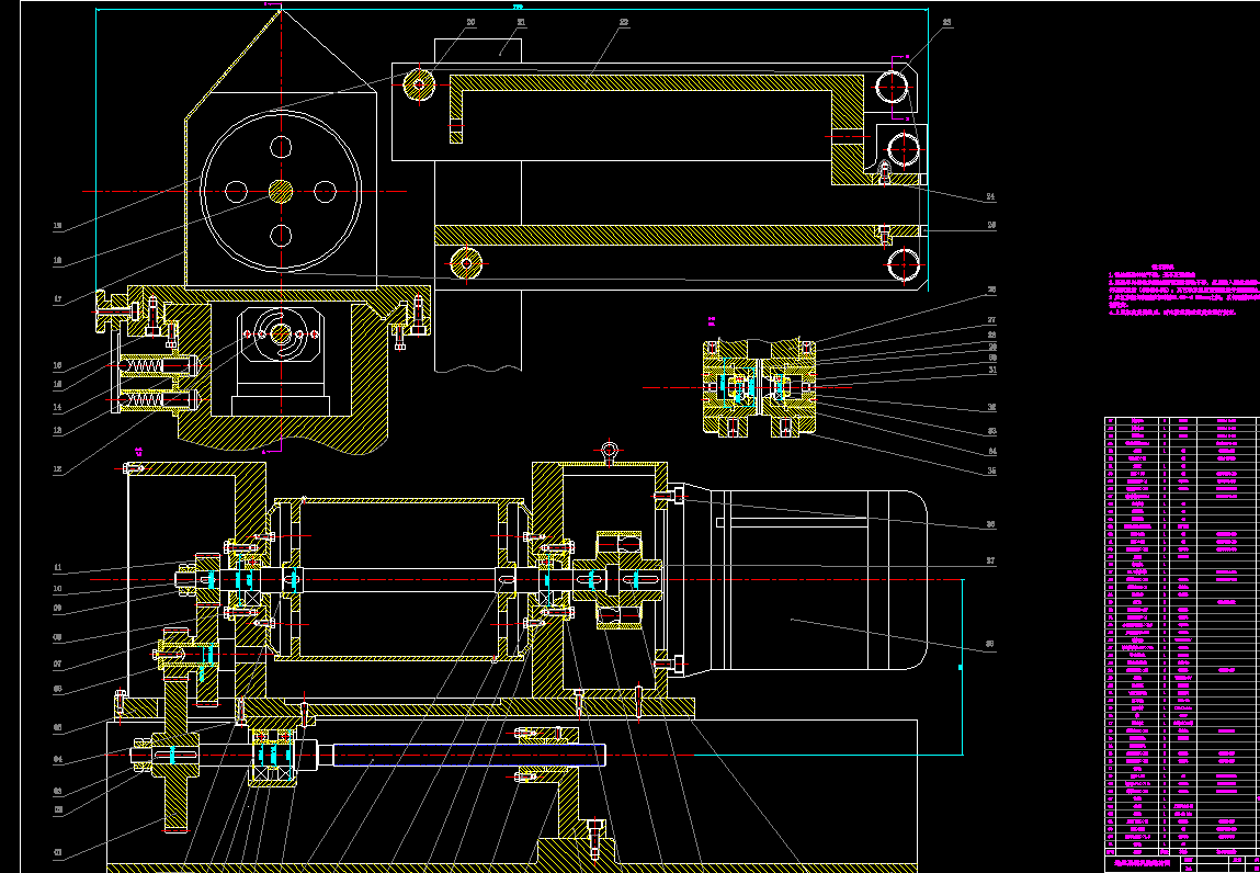 数控高速走丝电火花线切割机及控制系统设计2D图机械CAD素材