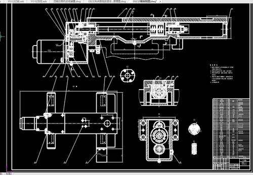 用微机数控系统改造C6132型车床的设计2D图机械CAD+说明素材