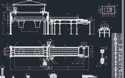 直线式自动液体灌装机设计2D图机械CAD+说明素材