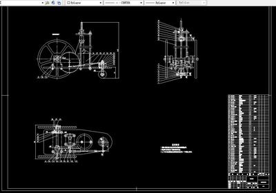 s弯无碳小车设计2D图机械CAD+说明素材