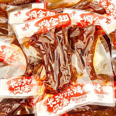 顶牛鸭全香辣爆辣鸭翅手全翅膀辣味湖南特产卤料下酒菜零食同款