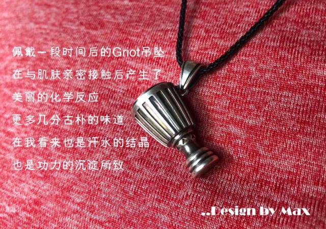 包顺丰非洲鼓银吊坠 云南丽江手鼓 项链配件 手工纪念品 Griot2