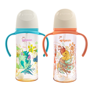 贝亲PPSU330ml奶瓶神兽系列