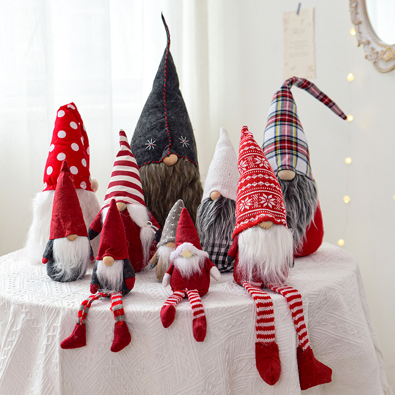 NUCHI圣诞老人公仔桌面精灵摆件