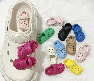crocs洞洞鞋配饰迷你鞋扣立体鞋花diy可爱mini创意搞怪装饰娃鞋