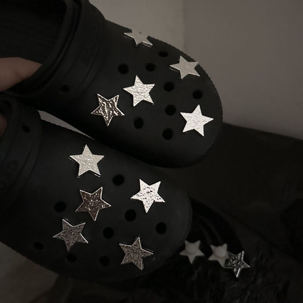 原创银色星星洞洞鞋装饰鞋花甜酷diy配饰鞋鞋扣卡扣立体配件,服饰配件/皮带/帽子/围巾,鞋扣,淘宝优惠券,粉丝福利购,淘宝优惠卷