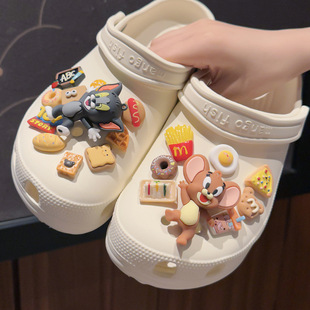 猫和老鼠洞洞鞋鞋花crocs鞋扣可爱动漫卡通萌儿童男装饰diy配饰