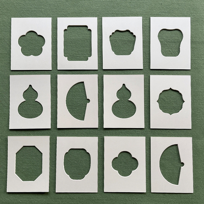 相框内衬镂空卡纸异型定制