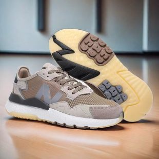 新百伦品牌正品休闲运动鞋网面轻便防滑男鞋新款跑步鞋夜行者潮鞋