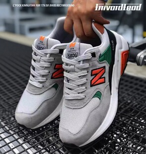 品牌新款正品休闲鞋580春秋季N字鞋男鞋厚底跑步鞋女鞋情侣款