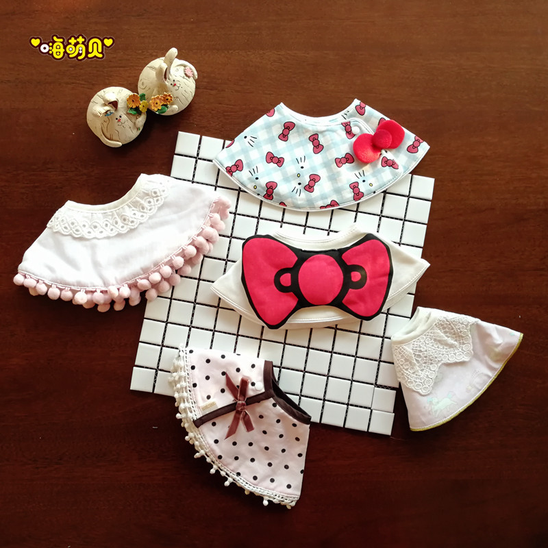 婴幼儿围嘴360度宝宝围兜口水巾